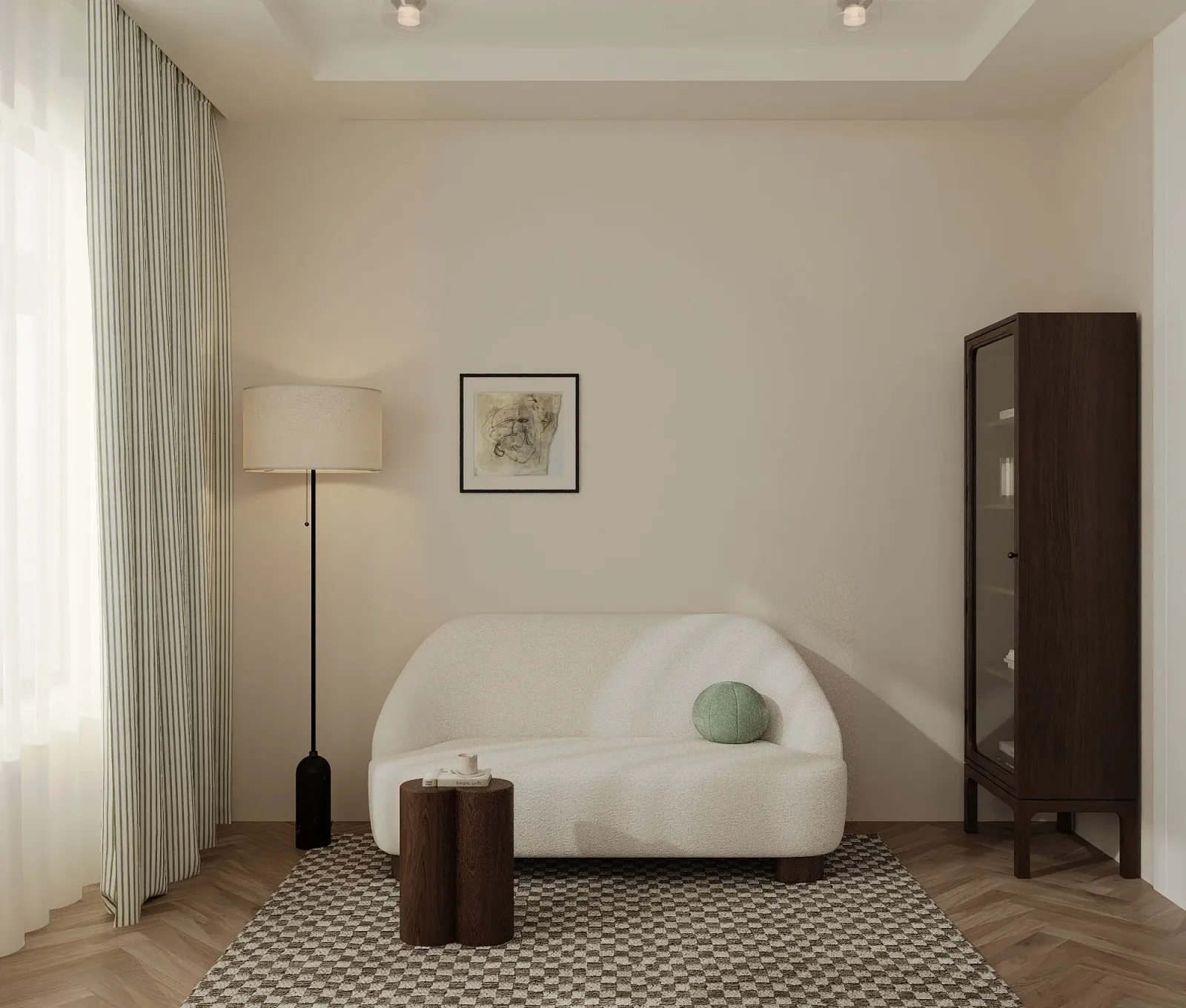 Apartment on Volodymyrska Street. Visualization