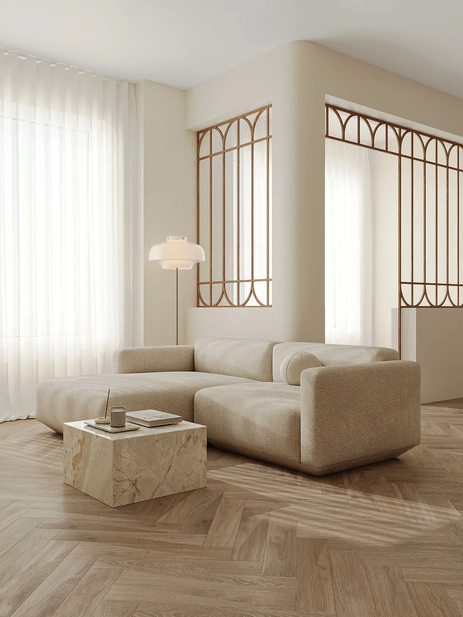 Apartment on Volodymyrska Street. Visualization